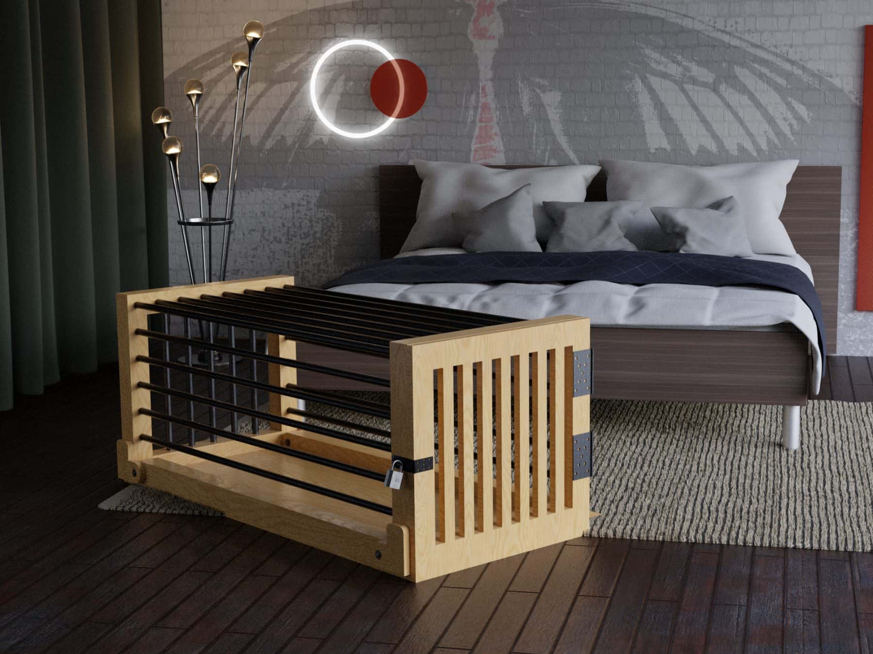 DIY Foldable BDSM Cage Plan: Step-by-Step Guide (Digital Download)