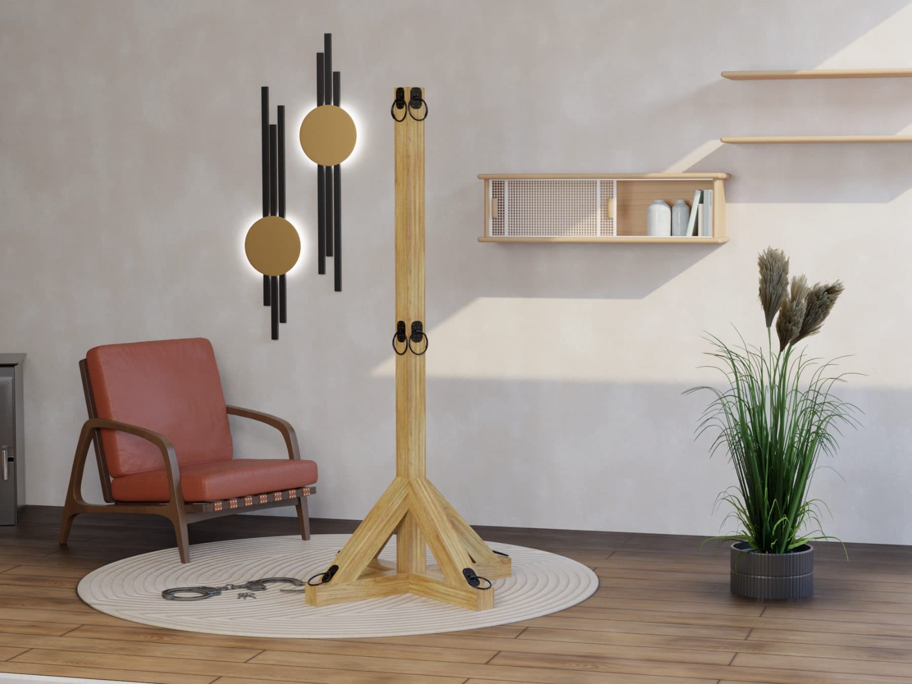Wooden BDSM Bondage Post – DIY PDF Frame Plan — Liorn